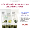  Sữa rửa mặt The Face Shop HERB DAY 365 MASTER BLENDING facial foaming cleanser 170ml 