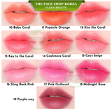  Son thỏi màu sắc đa dạng Căng bóng đẹp tự nhiên Hàn Quốc The Face Shop fmgt NEW BOLD SHEER GLOW LIPSTICK 3.5g 