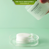  Nước hoa hồng se khít lỗ chân lông The Face Shop dạng miếng bông Clean Beauty Tea Tree Pore Toner Pads 150ml 