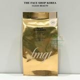  Lõi phấn phủ trang điểm nâng tone kiềm dầu Thefaceshop Gold Collagen Ampoule Two Way Pact refill 
