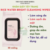  Khăn Giấy Tẩy Trang Làm Sáng Da TheFaceShop RICE WATER BRIGHT CLEANSING WIPES 