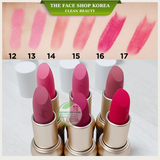  Son thỏi lì mịn Hàn Quốc The Face Shop fmgt NEW BOLD VELVET LIPSTICK 3.5g 