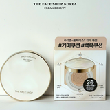  Phấn nước Che khuyết điểm Dưỡng da The Face Shop Gold Collagen Mela Ampoule Cushion SPF50+ PA+++ 13g 