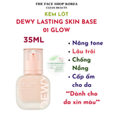  Kem Lót Tạo Lớp Nền Dưỡng Da Lâu Trôi The Face Shop Dewy Lasting Skin Base 35ml 