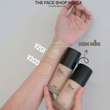  Kem nền đa năng lâu trôi che khuyết điểm dưỡng ẩm TheFaceShop Ink Lasting Foundation Slim Fit Ex SPF30 PA++ 