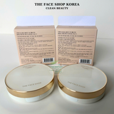  Phấn nước Che khuyết điểm Dưỡng da The Face Shop Gold Collagen Mela Ampoule Cushion SPF50+ PA+++ 13g 