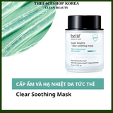  Mặt nạ ngủ làm dịu và chăm sóc da nhạy cảm Belif Clear Soothing Mask 75ml 