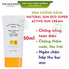  Kem chống nắng toàn diện ngăn bụi mịn Hàn Quốc The Face Shop Natural Sun Eco Super Active Sun Cream SPF50+PA+++ 50ml 