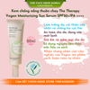  Kem chống nắng thuần chay chống lão hóa The Face Shop Clean Beauty The Therapy Vegan Moisturizing Sun Serum SPF50+PA++++ 50ml 