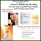  [Hàng Công Ty] Lipcerin dưỡng môi đa năng thế hệ mới, ẩm mượt căng mọng Belif Super Knights - Multi Vitamin Lipcerin 15ml 