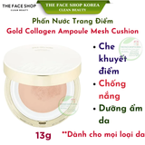  Phấn nước trang điểm dưỡng da The Face Shop fmgt Gold Collagen Ampoule Mesh Cushion SPF50+ PA+++ 13g 