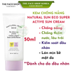  Kem chống nắng kiểm soát dầu nhờn TheFaceShop Natural Sun Eco No Shine Sun Primer Spf50+ PA+++ 50ml 