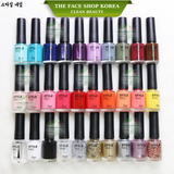  Sơn móng màu sắc đẹp Hàn Quốc THE FACE SHOP fmgt style nail 7ml 
