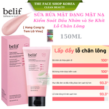  Sữa Rửa Mặt Belif Super Knights Pore Firming Vegan Pack Cleanser 150ml + 150ml 