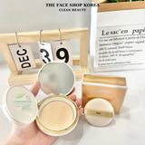  Phấn phủ trang điểm dạng nén cao cấp 2 trong 1 Gold Collagen Ampoule Two Way Pact The Face Shop fmgt 9.5g SPF40 PA+++ 