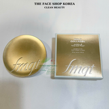  Phấn phủ trang điểm dạng nén cao cấp 2 trong 1 Gold Collagen Ampoule Two Way Pact The Face Shop fmgt 9.5g SPF40 PA+++ 