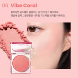  Phấn má hồng bắt sáng The Face Shop fmgt Veil Glow Blusher 5g rạng rỡ bền tông nhẹ mịn 