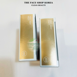  Phấn phủ trang điểm dạng nén cao cấp 2 trong 1 Gold Collagen Ampoule Two Way Pact The Face Shop fmgt 9.5g SPF40 PA+++ 