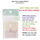  Giấy thấm hút dầu THEFACESHOP OIL BLOTTING LINENS 