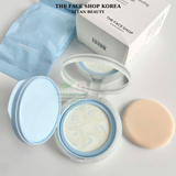  Kem chống nắng dạng nén Chống lão hóa THE FACE SHOP The Therapy Vegan Moisture Blending Sun Pact Refill Set SPF50+PA++++ 