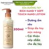  Sữa Dưỡng Tay Cung Cấp Ẩm THE FACE SHOP Rich Hand V Soft Touch Hand Lotion 200Ml 