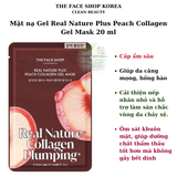  Mặt nạ Gel Real Nature Plus Peach Collagen Gel Mask 20ml 