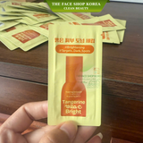  Combo 4 Tinh chất dưỡng sáng Trắng da chiết xuất quýt & Vitamin C THE FACE SHOP Brightening Serum Tangerine VitaC Bright 1ml 