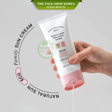  Kem Chống Nắng Bảo Vệ Da Toàn Diện THE FACE SHOP Natural Sun Eco Family Sun Cream Spf50+ Pa+++ 150ml 