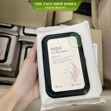  Khăn Giấy Tẩy Trang Làm Sáng Da TheFaceShop RICE WATER BRIGHT CLEANSING WIPES 
