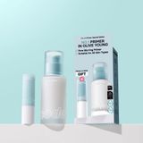  Set Kem lót kiềm dầu Code Glokolor Fix-on Primer 30ml và Dạng thỏi 4g mịn da che phủ lỗ chân lông bền màu 24h 