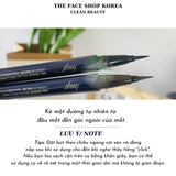  Bút kẻ viền mắt không trôi chống nước chống lem The Face Shop fmgt Ink Proof Brush Pen Liner 0.6g 