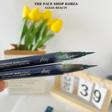  Bút kẻ viền mắt không trôi chống nước chống lem The Face Shop fmgt Ink Proof Brush Pen Liner 0.6g 