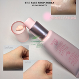  Kem chống nắng Nâng tông Căng bóng khỏe mịn da THE FACE SHOP Dewy Lasting Tone Up Sun Cream SPF50+ PA+++ 35ml 