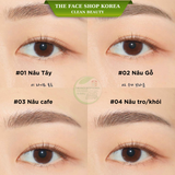  Mascara Chân Mày Lâu Trôi Thuần Chay Kháng Nước Vegan INK BROW LONGWEAR CARA 5.5G 