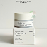  Kem Dưỡng Thuần Chay THE FACE SHOP Dưỡng Ẩm Mềm Da Alltimate Hyaluronic Squalane 1% Cream 50ml 