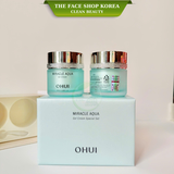  [Hàng Công Ty] Bộ kem dưỡng cấp nước dưỡng ẩm da sáng toàn diên O HUI Miracle Aqua Gel Cream 50ml + 50ml 