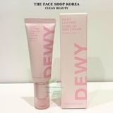  Kem chống nắng Nâng tông Căng bóng khỏe mịn da THE FACE SHOP Dewy Lasting Tone Up Sun Cream SPF50+ PA+++ 35ml 