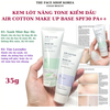  Kem lót trang điểm kiềm dầu, dưỡng da chống nắng The Face Shop Air Cotton Make Up Base SPF30 PA++ (35g) 