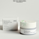  Kem Dưỡng Thuần Chay THE FACE SHOP Dưỡng Ẩm Mềm Da Alltimate Hyaluronic Squalane 1% Cream 50ml 