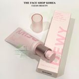  Kem chống nắng Nâng tông Căng bóng khỏe mịn da THE FACE SHOP Dewy Lasting Tone Up Sun Cream SPF50+ PA+++ 35ml 