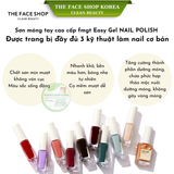  Sơn móng Cao cấp Dễ sơn Nhanh khô Màu sắc bền đẹp THE FACE SHOP fmgt easy gel NAIL POLISH 10ml 