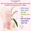  Sữa rửa mặt dạng bọt TheFaceShop Rice Water Bright Milk & Jelly Double Foaming Cleanser 190ml 