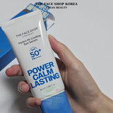  Kem chống nắng Dưỡng da mát mịn THE FACE SHOP POWER CALM LASTING Hydro fit Cooling Sun Serum SPF50+PA++++ 50ml 