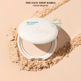  Phấn phủ trang điểm dạng nén nâng tông thấm hút nhờn THEFACESHOP fmgt OIL CLEAR SKIN COVER COMPACT 9g 