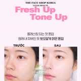  Kem chống nắng Nâng tông Căng bóng khỏe mịn da THE FACE SHOP Dewy Lasting Tone Up Sun Cream SPF50+ PA+++ 35ml 