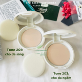  Phấn phủ trang điểm dạng nén nâng tông thấm hút nhờn THEFACESHOP fmgt OIL CLEAR SKIN COVER COMPACT 9g 