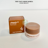  Tẩy Da Chết Môi kết hợp giữa vitamin E và hạt gạo làm mềm và dưỡng môi mịn màng The Face Shop Vitamin E Lip Scrub Rice (14 g) 