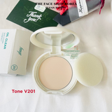  Phấn phủ trang điểm dạng nén nâng tông thấm hút nhờn THEFACESHOP fmgt OIL CLEAR SKIN COVER COMPACT 9g 