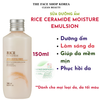  Sữa dưỡng ẩm sáng da gạo TheFaceshop RICE CERAMIDE MOISTURE EMULSION 150ml 