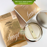  Phấn phủ trang điểm dạng nén cao cấp 2 trong 1 Gold Collagen Ampoule Two Way Pact The Face Shop fmgt 9.5g SPF40 PA+++ 